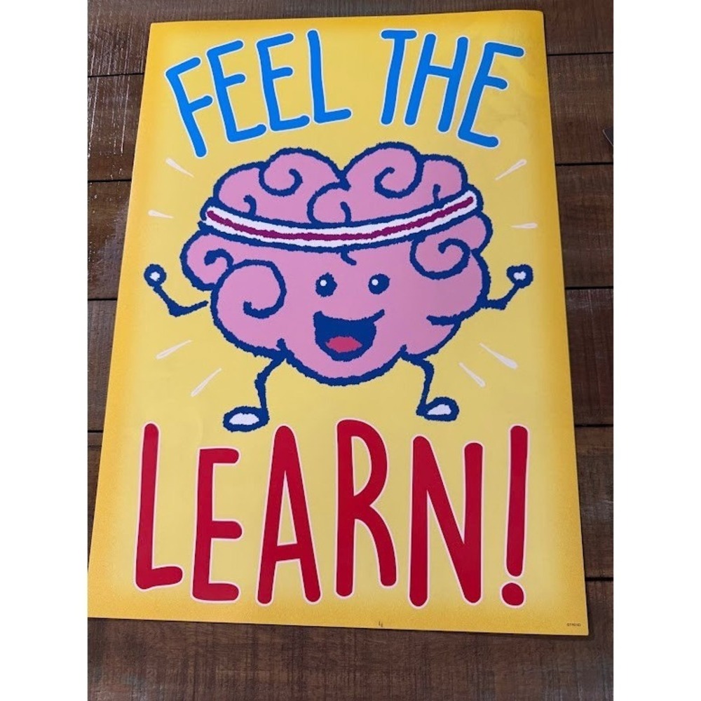 Argus Trend Feel The Learn Educational Motivational Classroom Poster TA-67075